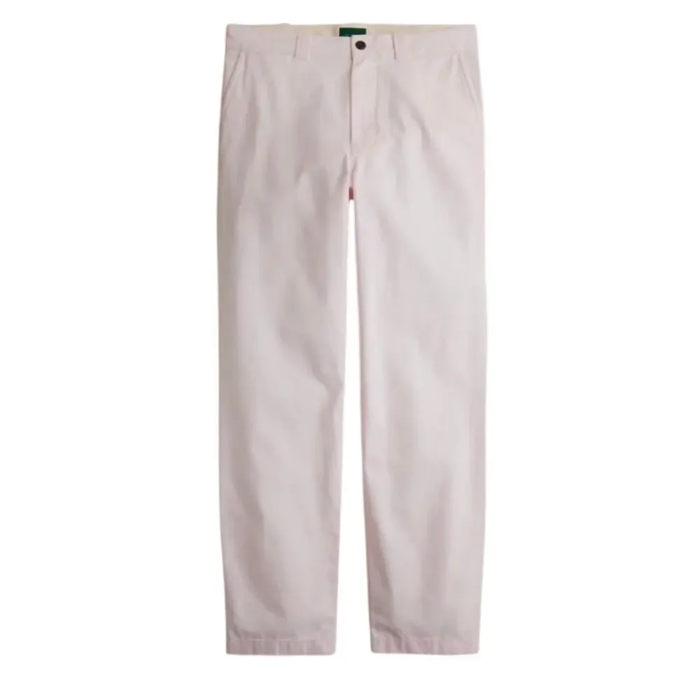 J.Crew Men's Classic Cotton Trouser In Canvas Pale Pink Size 36x32 NWT